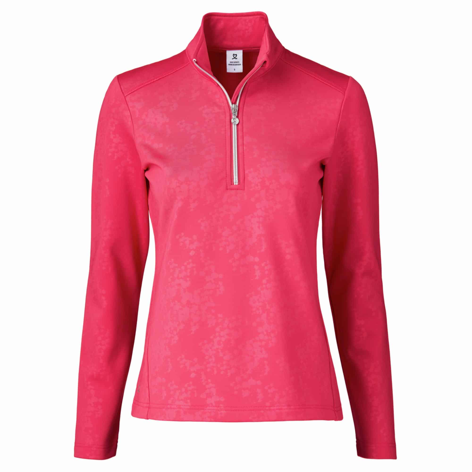 Daily Sports Miranda Zip Neck Ladies Golf Mid Layer Berry
